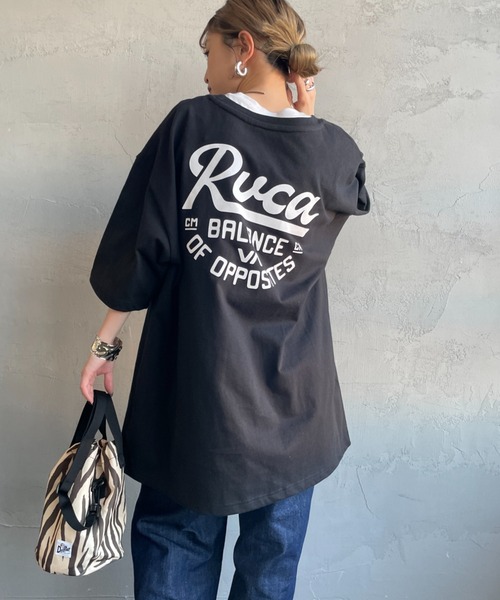 RVCA（ルーカ）の「[RVCA/ルーカ] SCRIPT SEALED バックプリント ショートスリーブTシャツ（Tシャツ/カットソー・レディース・ブラック/ホワイト・M/L/XL）」の10枚目の写真