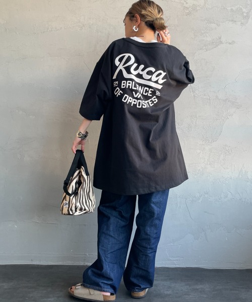 RVCA（ルーカ）の「[RVCA/ルーカ] SCRIPT SEALED バックプリント ショートスリーブTシャツ（Tシャツ/カットソー・レディース・ブラック/ホワイト・M/L/XL）」の13枚目の写真