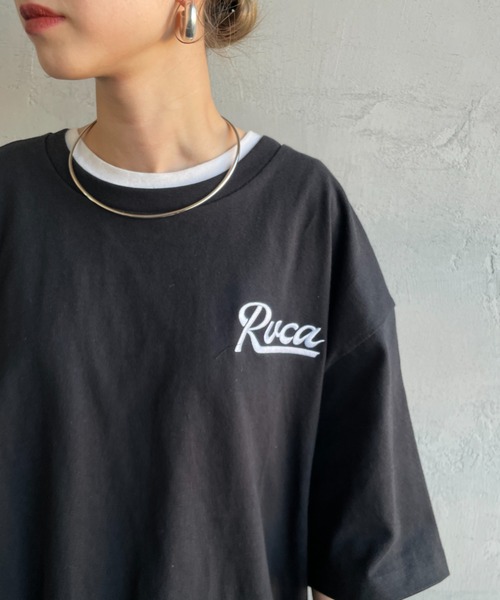 RVCA（ルーカ）の「[RVCA/ルーカ] SCRIPT SEALED バックプリント ショートスリーブTシャツ（Tシャツ/カットソー・レディース・ブラック/ホワイト・M/L/XL）」の14枚目の写真