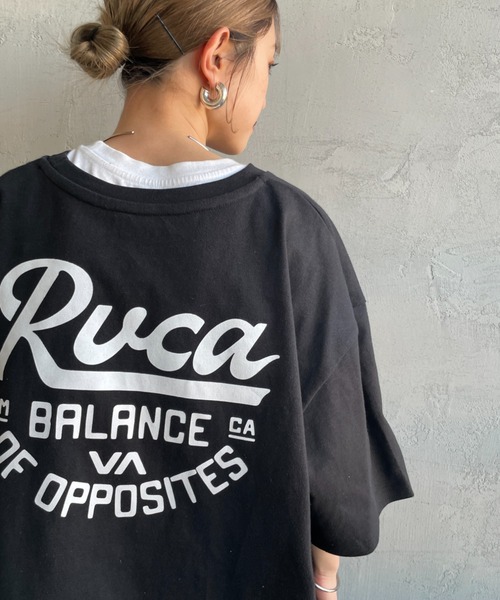 RVCA（ルーカ）の「[RVCA/ルーカ] SCRIPT SEALED バックプリント ショートスリーブTシャツ（Tシャツ/カットソー・レディース・ブラック/ホワイト・M/L/XL）」の16枚目の写真