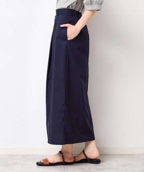Dessin（デッサン）の「【洗える】サイドタックロングスカート（S～L）（スカート・レディース・スモーキーグリーン系/ブラウン系その他/ネイビー・01/02/03）」の17枚目の写真
