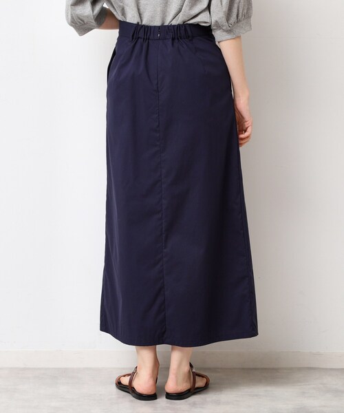 Dessin（デッサン）の「【洗える】サイドタックロングスカート（S～L）（スカート・レディース・スモーキーグリーン系/ブラウン系その他/ネイビー・01/02/03）」の18枚目の写真