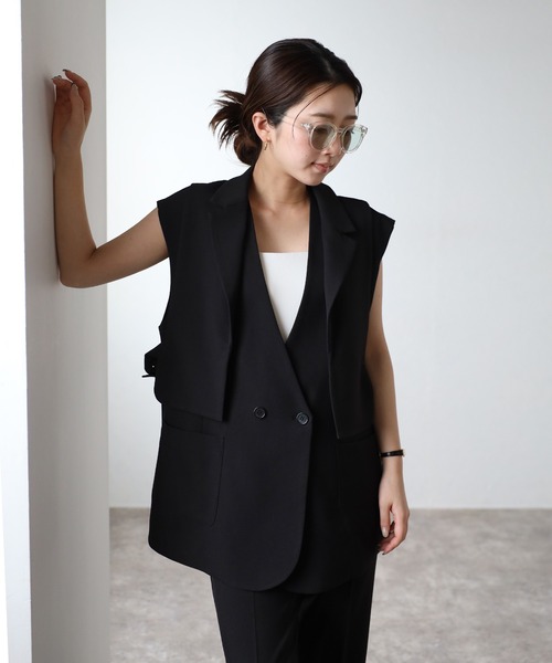 layered vest / レイヤードジレベスト