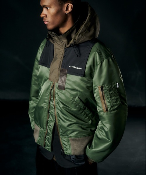 elephant TRIBAL fabrics Mountain MA-1 Jacket（MA-1）｜elephant