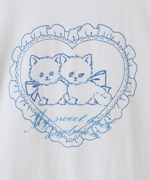 Candy Stripper（キャンディストリッパー）の「MY SWEET BABE BIG Tシャツ（Tシャツ/カットソー・レディース・ピンク/オフホワイト/ライトブルー/ブラック・FREE）」の5枚目の写真