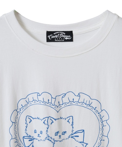 Candy Stripper（キャンディストリッパー）の「MY SWEET BABE BIG Tシャツ（Tシャツ/カットソー・レディース・ピンク/オフホワイト/ライトブルー/ブラック・FREE）」の8枚目の写真