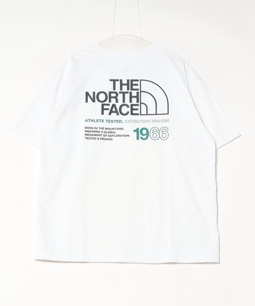 THE NORTH FACE(ザノースフェイス)の「ザ ノース フェイス THE NORTH FACE S/S ES 66 Logo Wide Tee_ショートスリーブイーエス66ロゴワイドティー(Tシャツ/カットソー・メンズ・ホワイト/ブラック/ダークブルー/ブラウン・S/LL/M/L)」の7枚目の写真