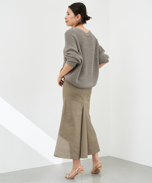 Lily Linen アゼプルオーバー（ニット/セーター）｜Deuxieme