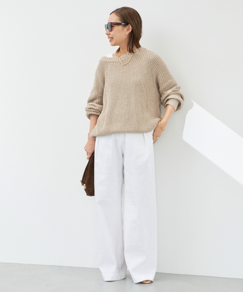 Lily Linen アゼプルオーバー Lily Linen アゼプルオーバー（ニット/セーター）｜Deuxieme