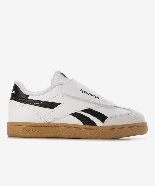 Reebok(リーボック)の「スマッシュ エッジ / SMASH EDGE HOOK & LOOP(スニーカー・キッズ・ホワイト/ブラック・16.0cm/15.0cm/14.0cm/13.0cm/12.0cm/11cm)」の2枚目の写真