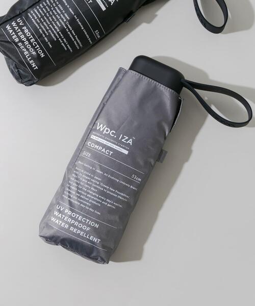 SMELLY(スメリー)の「Wpc. IZA COMPACT(長傘・レディース・グレー/ブラック・FREE)」の2枚目の写真