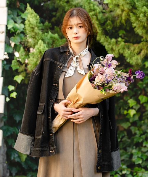 mideal denim over jacket / デニムオーバージャケット denim over jacket / デニムオーバージャケット（デニム