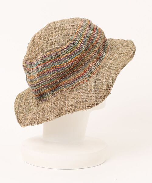 チャイハネ(チャイハネ)の「【チャイハネ】レインボーヘンプハット(ハット・レディース・ナチュラル/ブラウン・FREE)」の7枚目の写真