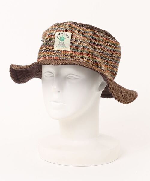 チャイハネ(チャイハネ)の「【チャイハネ】レインボーヘンプハット(ハット・レディース・ナチュラル/ブラウン・FREE)」の3枚目の写真