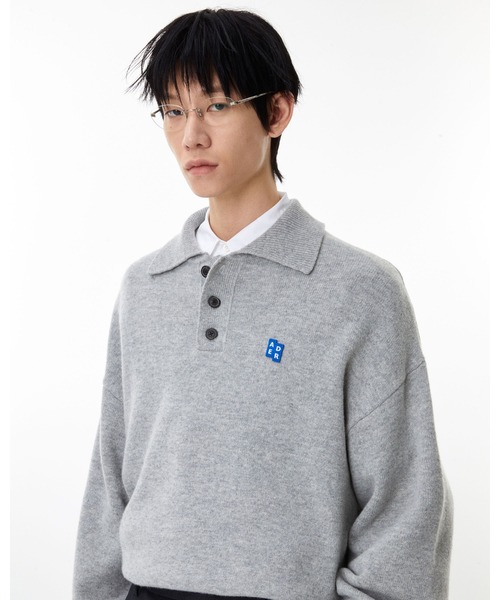 ADER error（アーダーエラー）の「ADER error/アーダーエラー/KNIT（ニット/セーター・メンズ・ブラック/グレー・M/L/XL）」の7枚目の写真