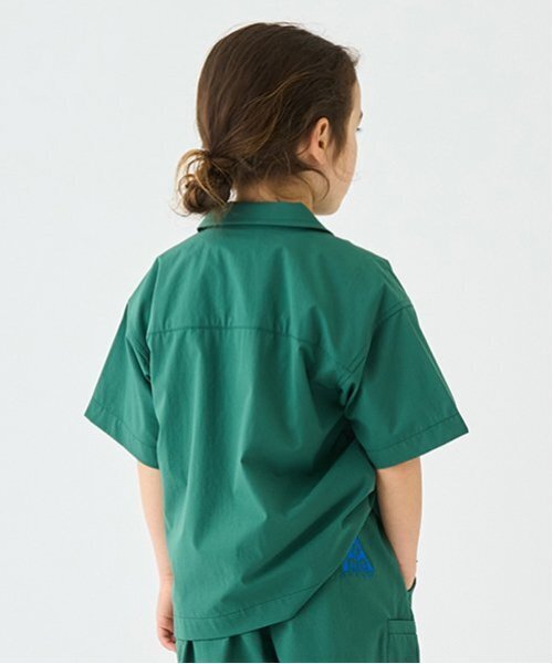 minimal（ミニマル）の「【4WAY】ストレッチハーフスリーブシャツ（シャツ/ブラウス・キッズ・ネイビー/グリーン/ホワイト系/オレンジ・140cm/120cm/110cm/100cm/130cm）」の19枚目の写真