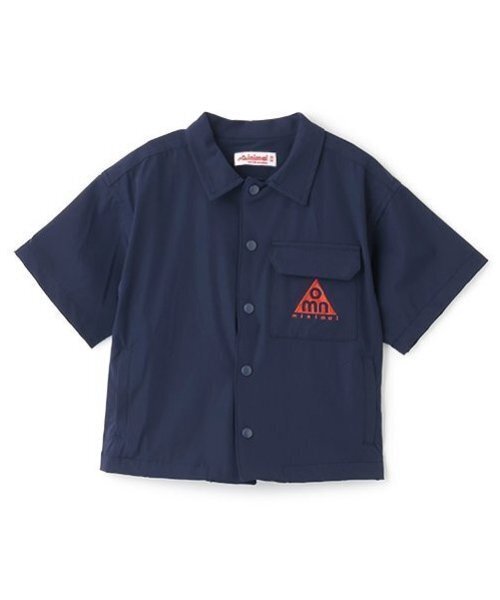 minimal（ミニマル）の「【4WAY】ストレッチハーフスリーブシャツ（シャツ/ブラウス・キッズ・ネイビー/グリーン/ホワイト系/オレンジ・140cm/120cm/110cm/100cm/130cm）」の5枚目の写真