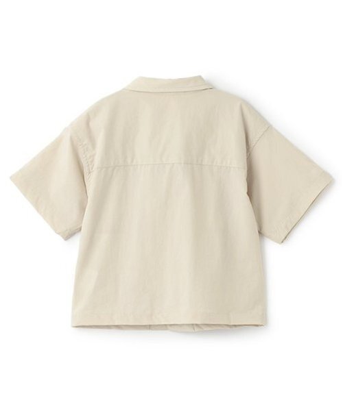 minimal（ミニマル）の「【4WAY】ストレッチハーフスリーブシャツ（シャツ/ブラウス・キッズ・ネイビー/グリーン/ホワイト系/オレンジ・140cm/120cm/110cm/100cm/130cm）」の7枚目の写真