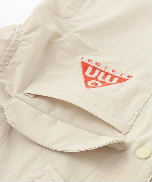 minimal（ミニマル）の「【4WAY】ストレッチハーフスリーブシャツ（シャツ/ブラウス・キッズ・ネイビー/グリーン/ホワイト系/オレンジ・140cm/120cm/110cm/100cm/130cm）」の10枚目の写真