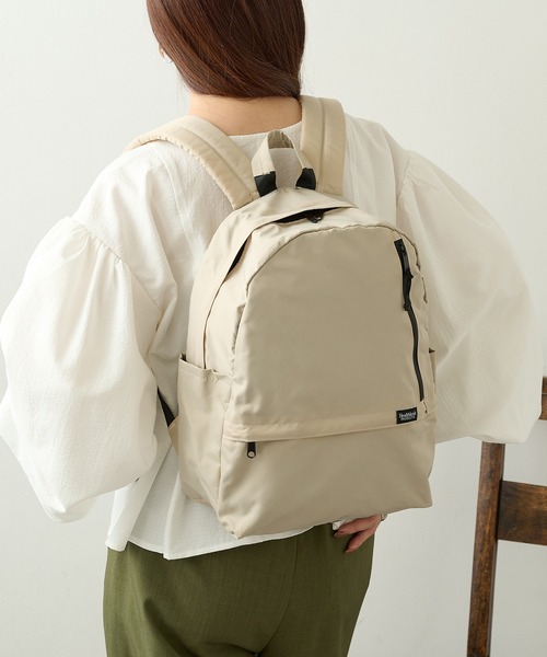 Healthknit Product（ヘルスニットプロダクト）の「【Healthknit Product】ヘルスニット 撥水ナイロンMINI11ポケットリュック HKB-1182B（バックパック/リュック・メンズ・ラベンダー/パープル/オリーブ/グレー/グレイッシュベージュ/ネイビー/ブラック・FREE）」の3枚目の写真