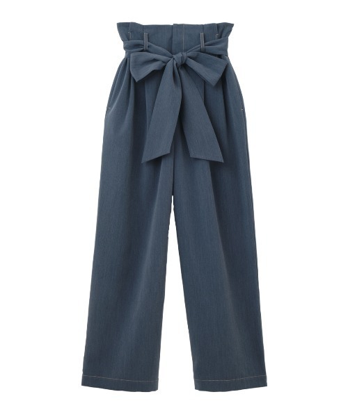 PEACH JOHN（ピーチジョン）の「リボンハイウエストパンツ（その他パンツ・レディース・ブルー/ライトブルー/アイボリー・SMALL/MEDIUM）」の14枚目の写真