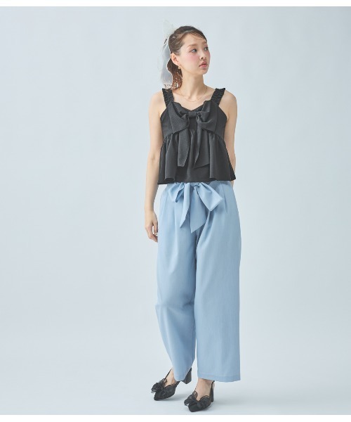 PEACH JOHN（ピーチジョン）の「リボンハイウエストパンツ（その他パンツ・レディース・ブルー/ライトブルー/アイボリー・SMALL/MEDIUM）」の19枚目の写真