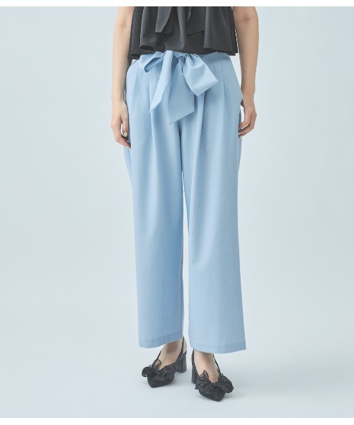 PEACH JOHN（ピーチジョン）の「リボンハイウエストパンツ（その他パンツ・レディース・ブルー/ライトブルー/アイボリー・SMALL/MEDIUM）」の18枚目の写真
