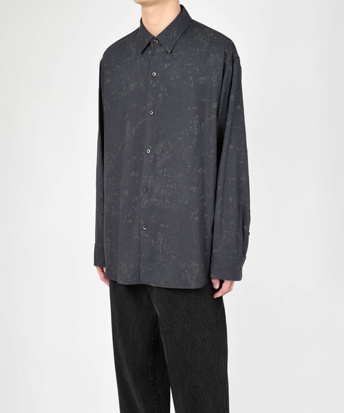 LAD MUSICIAN（ラッドミュージシャン）の「SMALL FLOWER BIG SHIRT（シャツ/ブラウス・メンズ・ブラック/パープル系・44/46/42）」の10枚目の写真