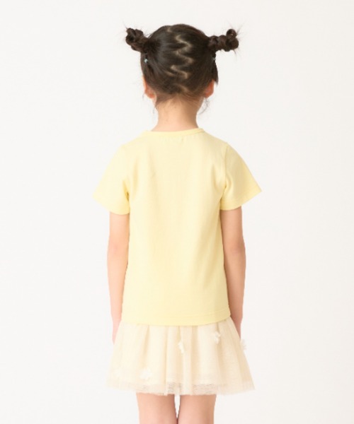 HAKKA KIDS(ハッカキッズ)の「ドーナッツヘッドホンプリントTシャツ(Tシャツ/カットソー・キッズ・イエロー/パープル・100cm/110cm/120cm/130cm)」の5枚目の写真