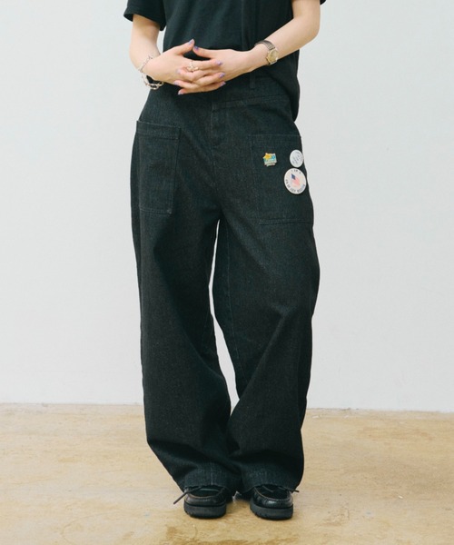 INTER FACTORY(インターファクトリー)の「HIROKI - ダブルポケットデニムパンツ made in INTERFACTORY(デニムパンツ・メンズ・インディゴブルー/ブラック・MEDIUM/LARGE)」の17枚目の写真