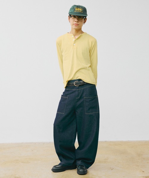 リジッドデニム interfactory インターファクトリー hyoma - リジットデニムパンツ - made in INTERFACTORY（デニム