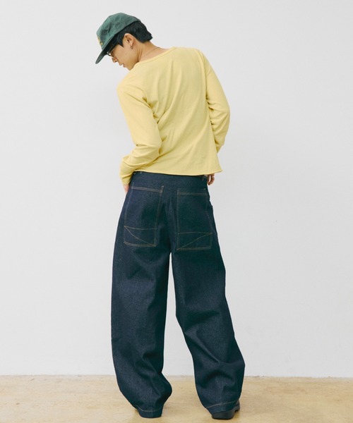 パンツ faisal hiroki HIROKI - ダブルポケットデニムパンツ made in INTERFACTORY