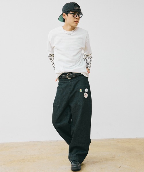 セール】HIROKI - ダブルポケットデニムパンツ made in INTERFACTORY