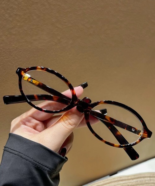 VIBGYOR（ヴィブジョー）の「ユニセックス クリアレンズメガネ サングラス 伊達メガネ(CZ)（サングラス・レディース・ブラック系1/ブラック系2/ブラウン系1/ブラウン系2・FREE）」の5枚目の写真