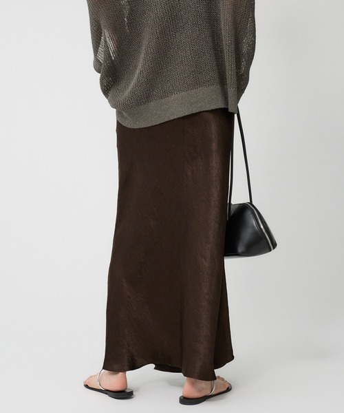 BABYLONE(バビロン)の「ヴィンテージサテンスカート(スカート・レディース・ブラウン/サックスブルー/ゴールド・38inch/36inch)」の14枚目の写真