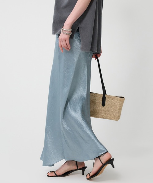 BABYLONE(バビロン)の「ヴィンテージサテンスカート(スカート・レディース・ブラウン/サックスブルー/ゴールド・38inch/36inch)」の20枚目の写真