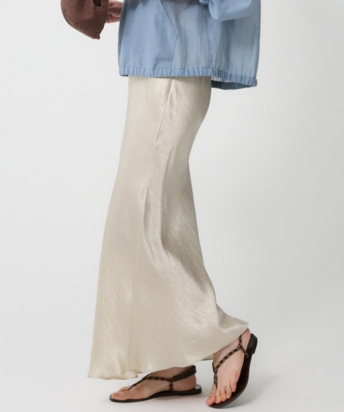 BABYLONE(バビロン)の「ヴィンテージサテンスカート(スカート・レディース・ブラウン/サックスブルー/ゴールド・38inch/36inch)」の22枚目の写真