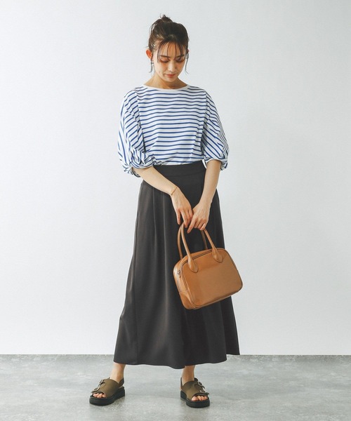 セール】リラックススマートフレアワイドパンツ/290015（その他