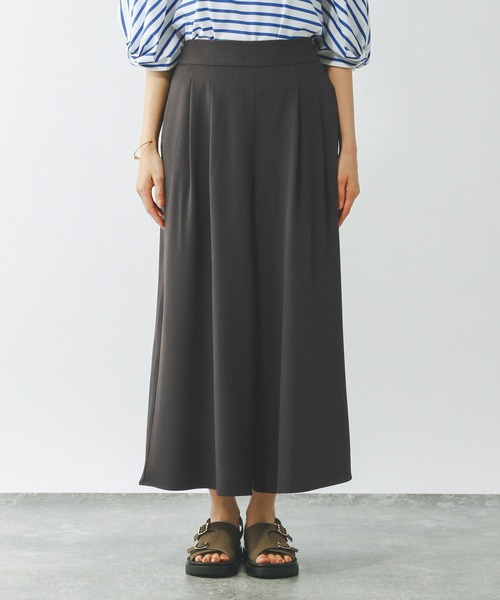 GLOBAL WORK（グローバルワーク）の「リラックススマートフレアワイドパンツ/290015（その他パンツ・レディース・モカ/スミクロ/ネイビー・REGULAR/SHORT）」の15枚目の写真