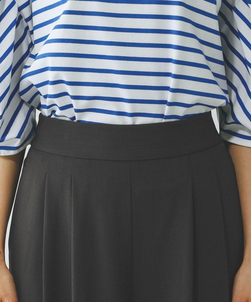 GLOBAL WORK（グローバルワーク）の「リラックススマートフレアワイドパンツ/290015（その他パンツ・レディース・モカ/スミクロ/ネイビー・REGULAR/SHORT）」の18枚目の写真