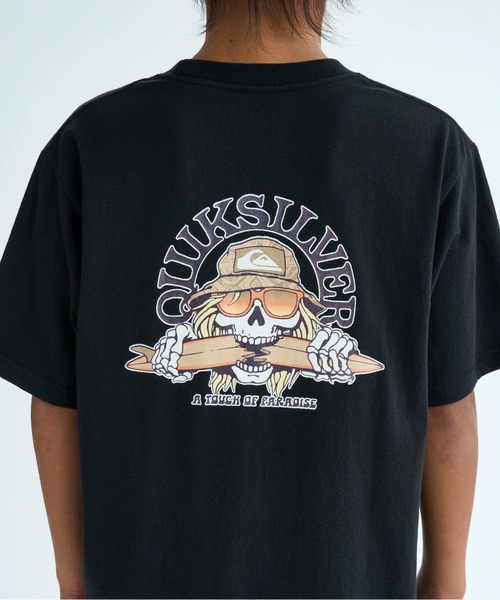 Quiksilver(クイックシルバー)の「SKULL FEATS ST YOUTH /クイックシルバーキッズバックプリント半袖Tシャツ(Tシャツ/カットソー・キッズ・ホワイト/ブラック・150/140/160/130)」の5枚目の写真