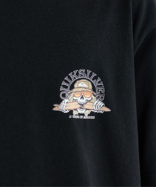 Quiksilver(クイックシルバー)の「SKULL FEATS ST YOUTH /クイックシルバーキッズバックプリント半袖Tシャツ(Tシャツ/カットソー・キッズ・ホワイト/ブラック・150/140/160/130)」の6枚目の写真