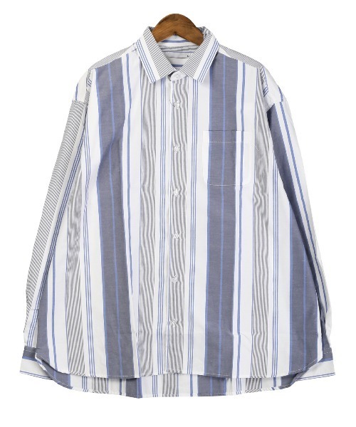 LUXSTYLE(ラグスタイル)の「総柄ワイドシルエット長袖シャツ(シャツ/ブラウス・メンズ・A/F/C/D/E/B・M/L/XL)」の21枚目の写真