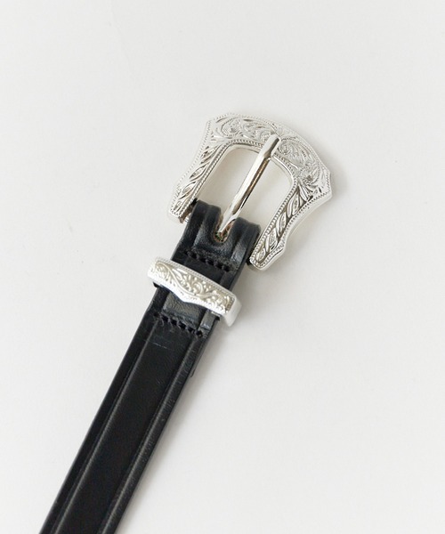 TORY LEATHER（トリーレザー）の「TORY LEATHER/トリーレザー 3/4" Bridle Leather Silver Buckle Set Belt ベルト 2026年 夏 夏服（ベルト・レディース・ブラウン/ブラック・28/30/32/34）」の8枚目の写真