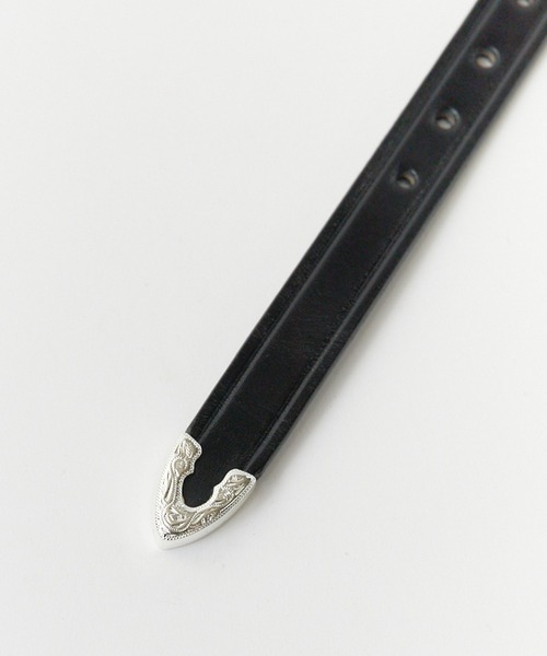 TORY LEATHER（トリーレザー）の「TORY LEATHER/トリーレザー 3/4" Bridle Leather Silver Buckle Set Belt ベルト 2026年 夏 夏服（ベルト・レディース・ブラウン/ブラック・28/30/32/34）」の11枚目の写真