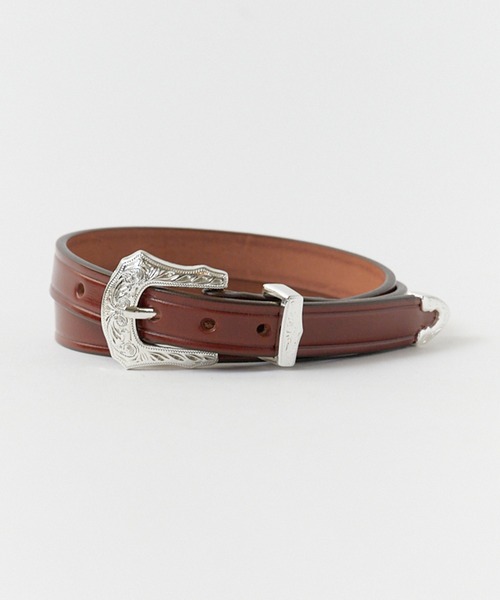 セール】TORY LEATHER/トリーレザー 3/4' Bridle Leather Silver