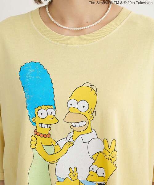 The SimpsonsピグメントプリントTEE｜ファッション通販のSTRIPE CLUB