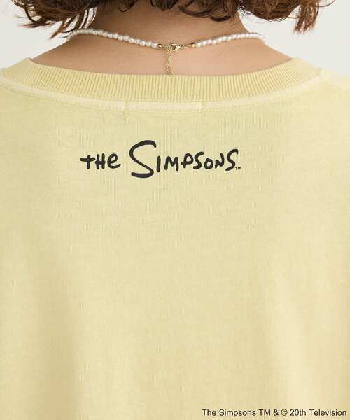 The Simpsons(ザ・シンプソンズ)の「The SimpsonsピグメントプリントTEE(Tシャツ/カットソー・レディース・イエロー/チャコールグレー/レッド・FREE)」の12枚目の写真