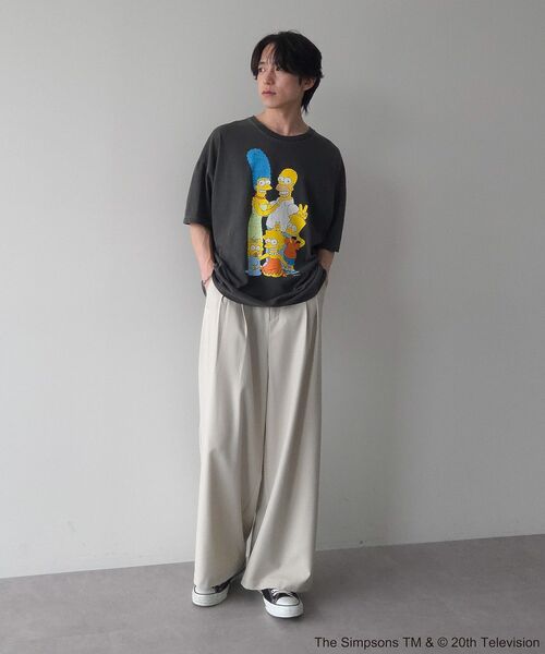 The Simpsons(ザ・シンプソンズ)の「The SimpsonsピグメントプリントTEE(Tシャツ/カットソー・レディース・イエロー/チャコールグレー/レッド・FREE)」の17枚目の写真