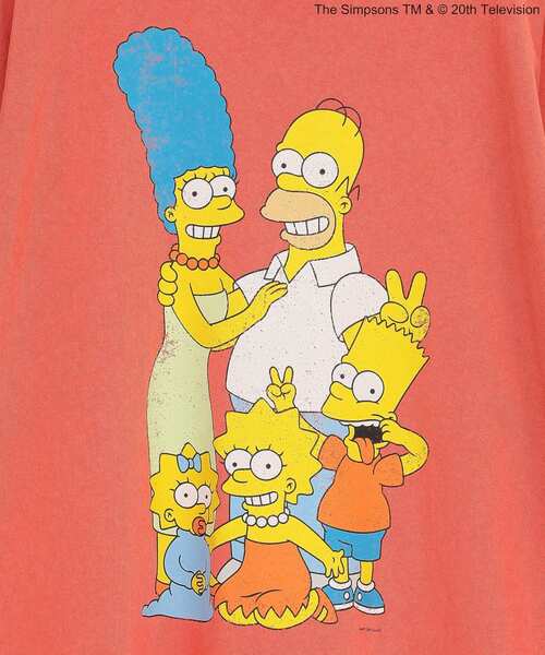 The SimpsonsピグメントプリントTEE（Tシャツ/カットソー）｜The